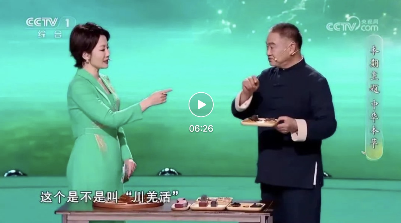 新绿色集团常务副总经理胡昌江教授做客央视《中国中医药大会》